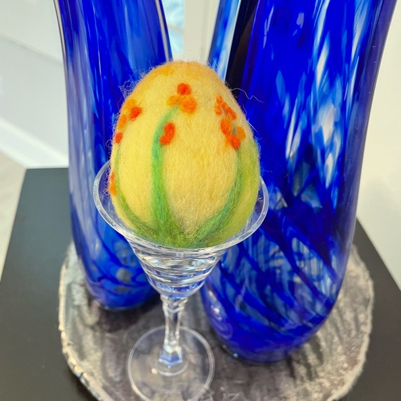 Hand crafted custom order needle felted eggs - Picture 8 of 16